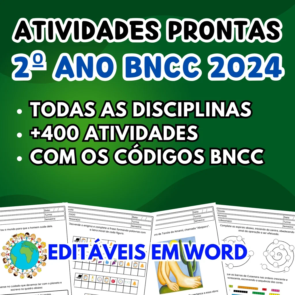 Kit Atividades 2º ano — 1º ao 5º ano