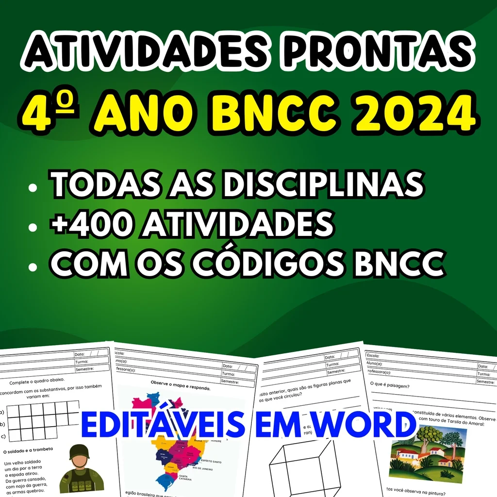 Kit Atividades 4º ano — 1º ao 5º ano
