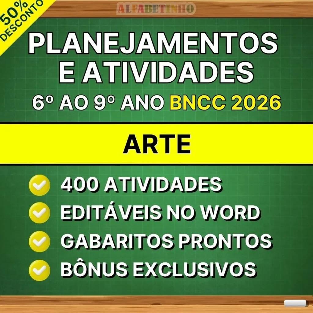 Planos de Aula de Arte — 6º ao 9º ano