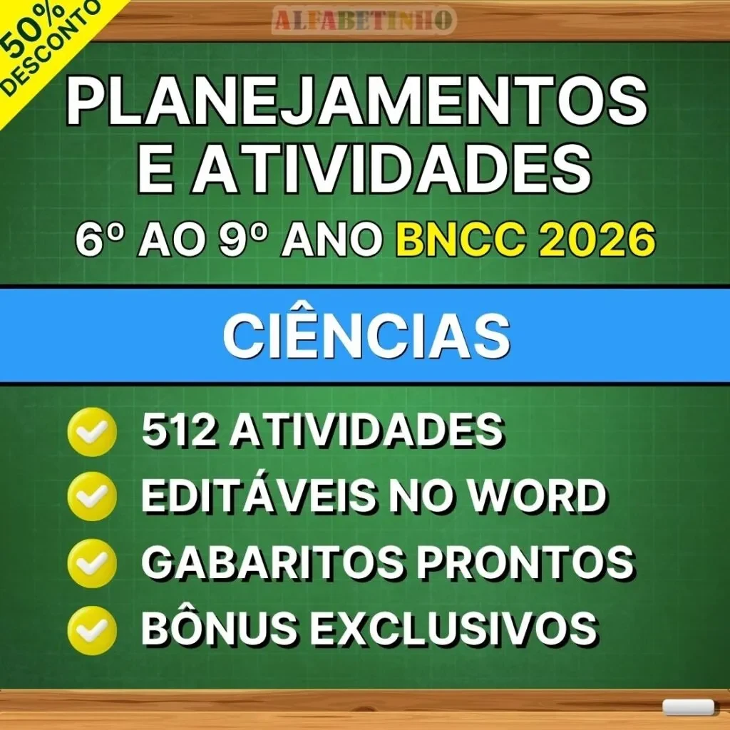 Planos de Aula de Ciências — 6º ao 9º ano