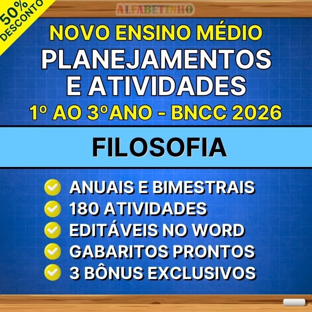 Planos de Aula de Filosofia — Ensino Médio