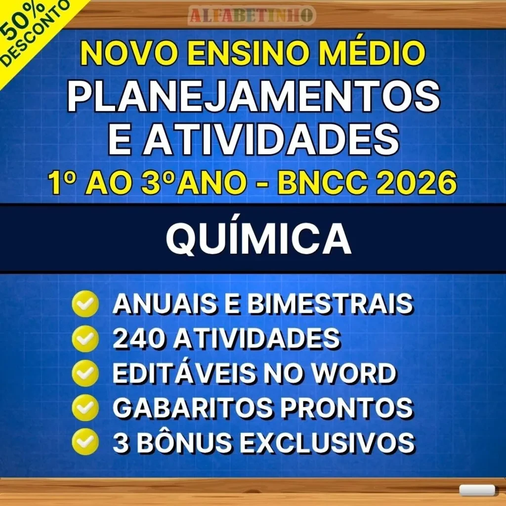 Planos de Aula de Química — Ensino Médio