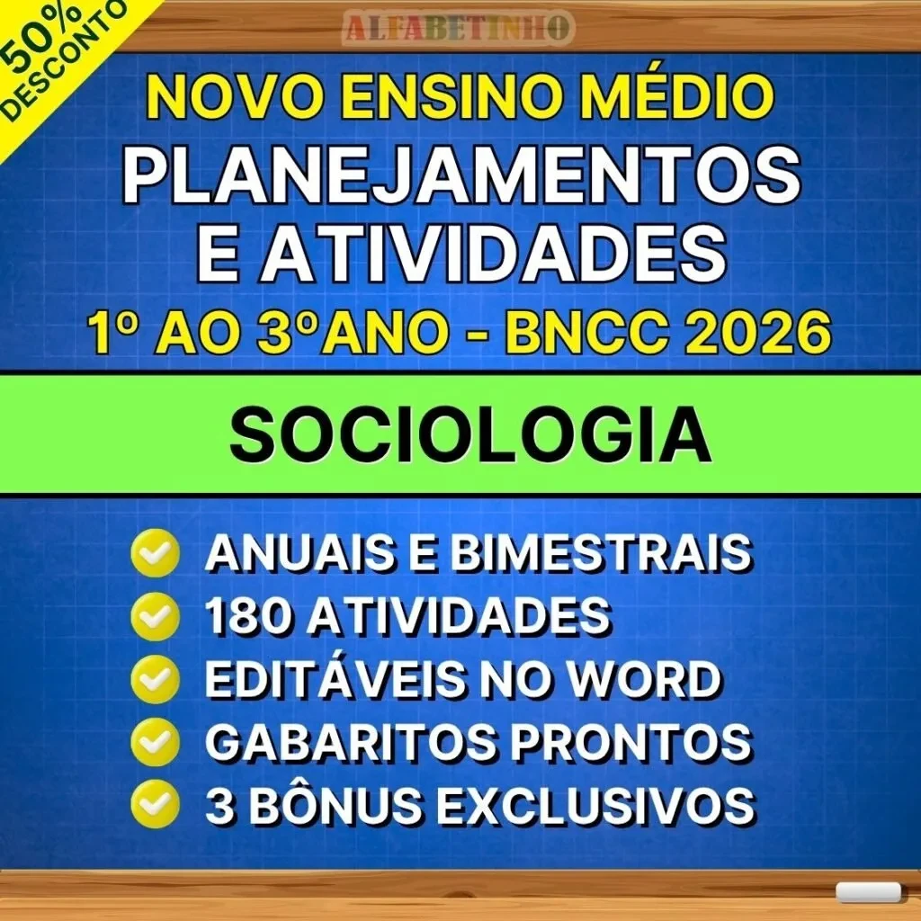 Planos de Aula de Sociologia — Ensino Médio